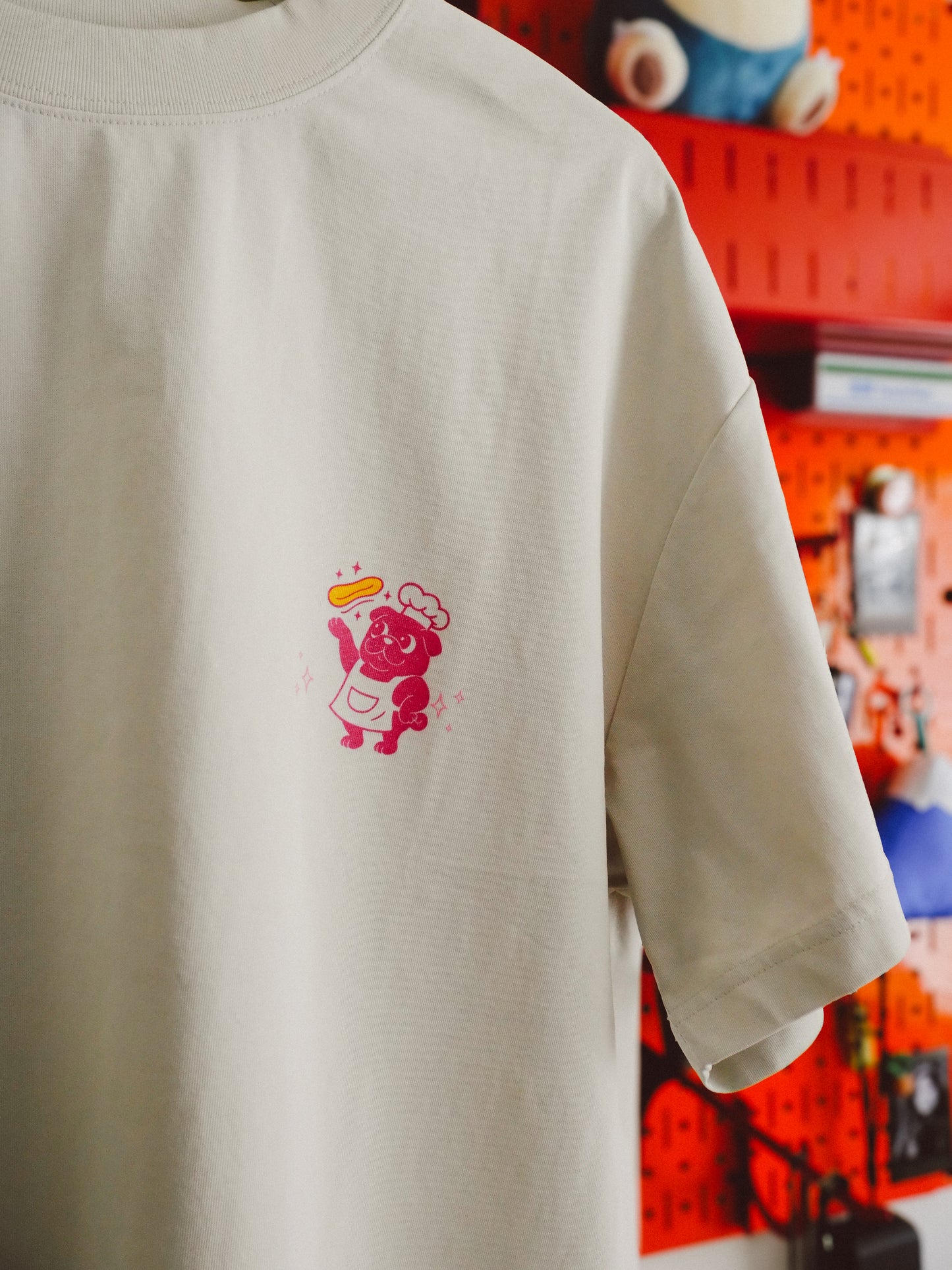 Pyramid the Pug's Pizza Palace T-Shirt - Quick-Dry, Cooling