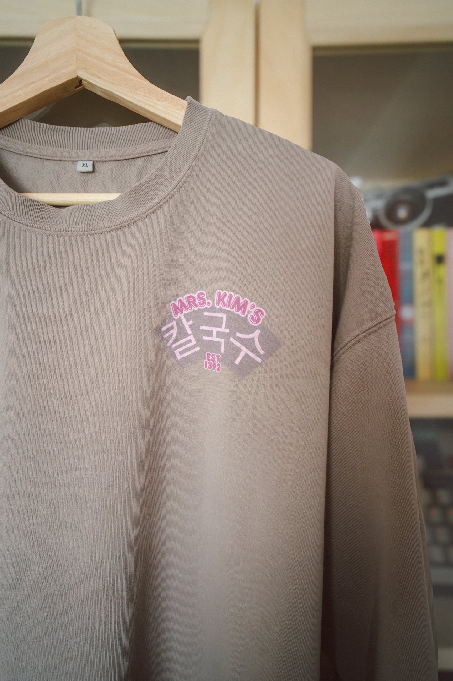 Mrs. Kim's Kalguksu Enzyme Washed Long Sleeve T-shirt