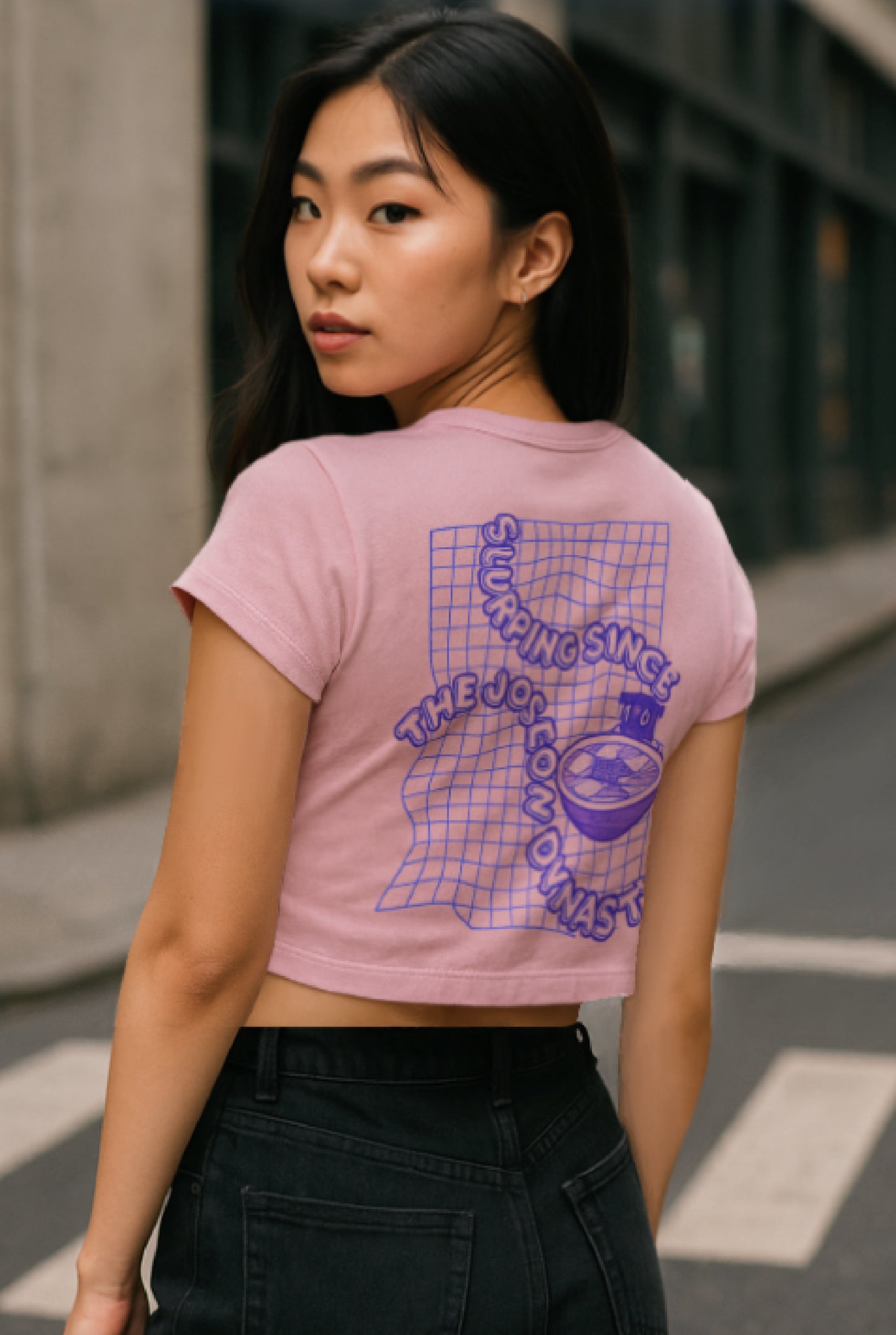 Mrs. Kim's Kalguksu Cropped Snow Washed Tee