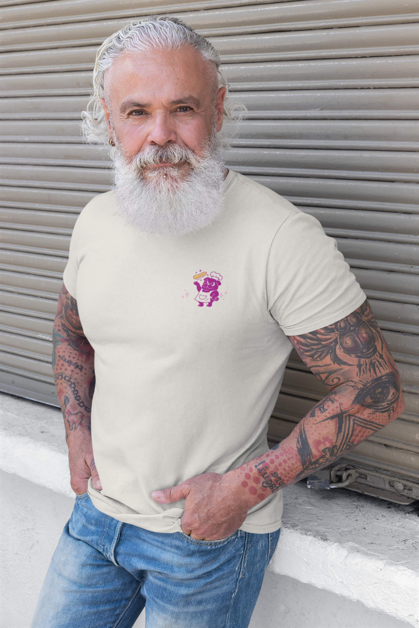 Pyramid the Pug's Pizza Palace T-Shirt - Quick-Dry, Cooling