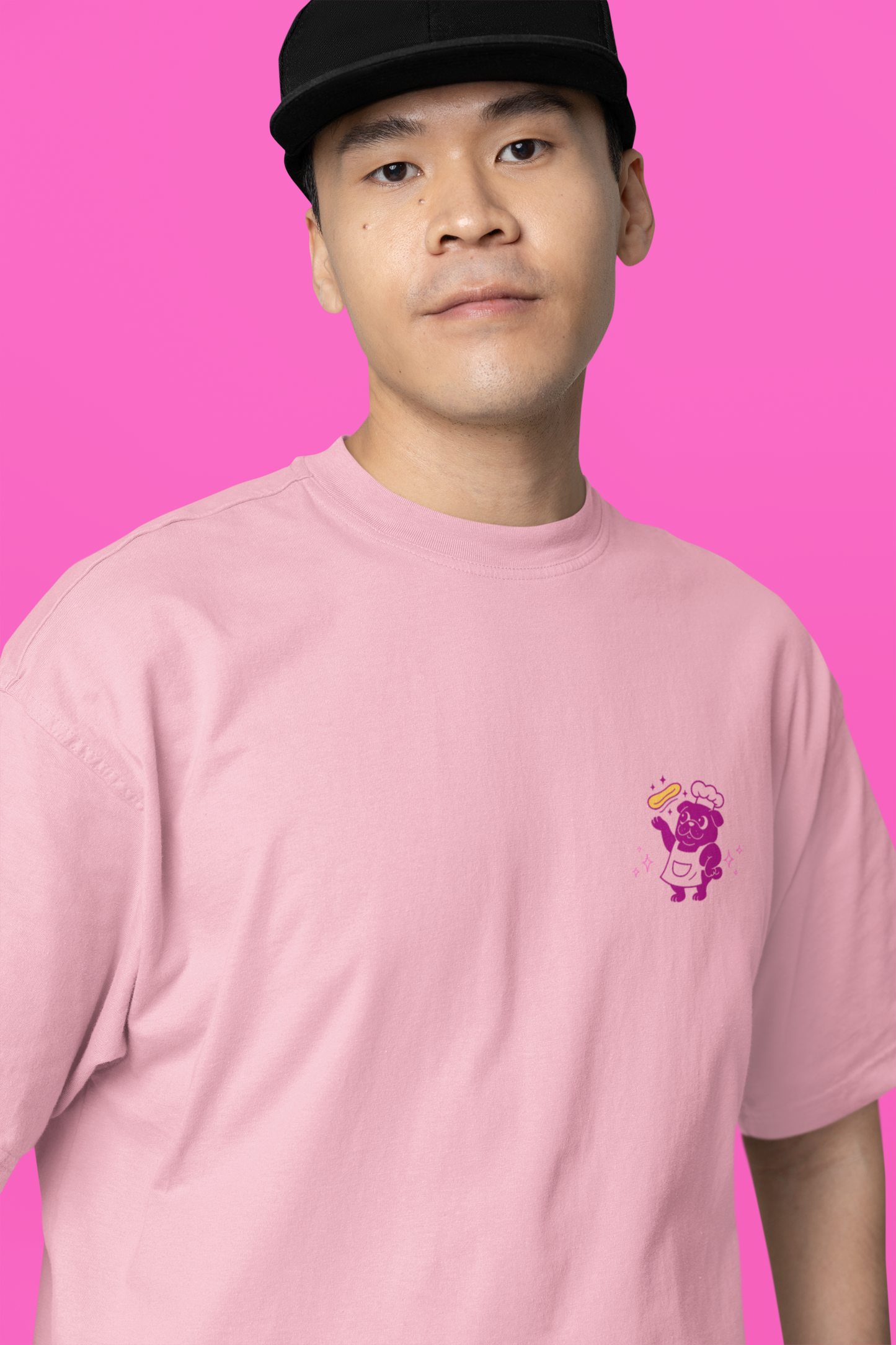 Pyramid the Pug's Pizza Palace T-Shirt - Quick-Dry, Cooling