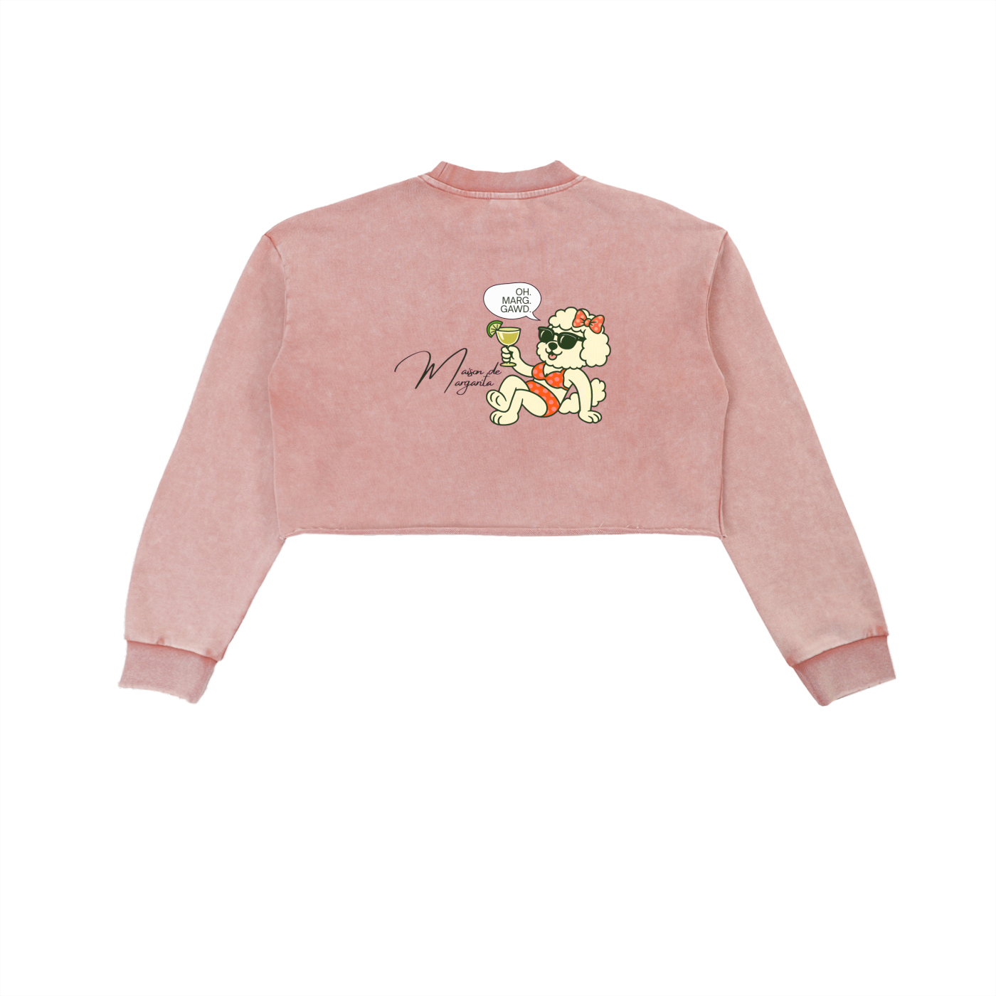 Mochi's Maison de Margarita Cropped Crewneck