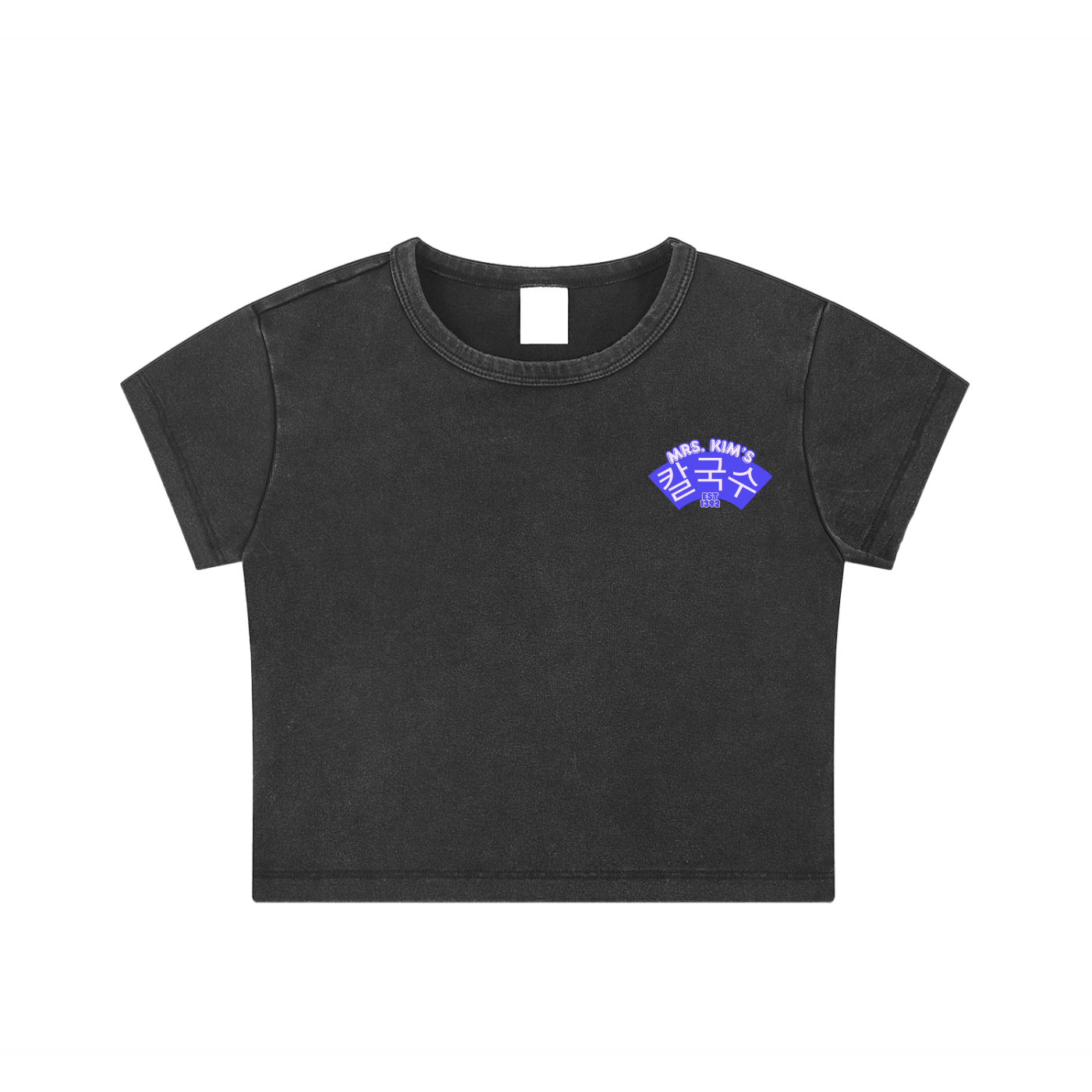 Mrs. Kim's Kalguksu Cropped Snow Washed Tee