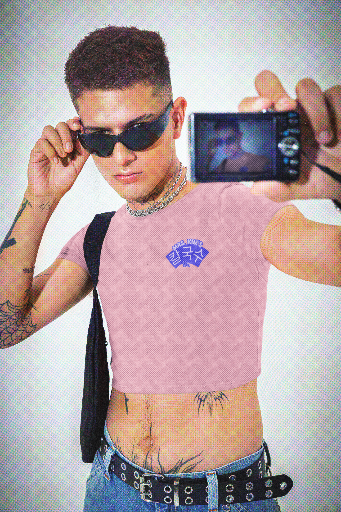 Mrs. Kim's Kalguksu Cropped Snow Washed Tee