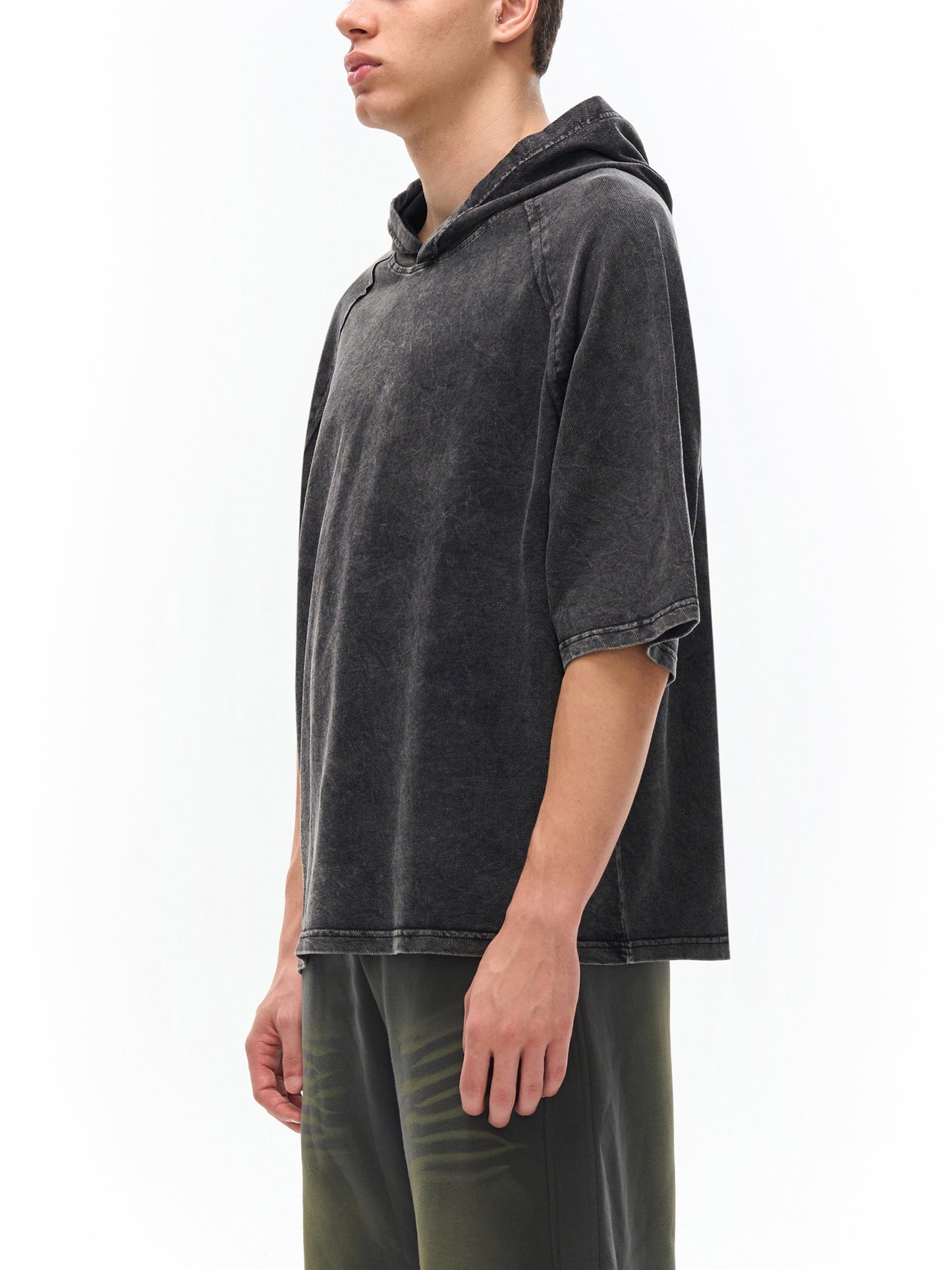 Mrs. Kim's Kalguksu Snow Washed Hooded Boxy Tee