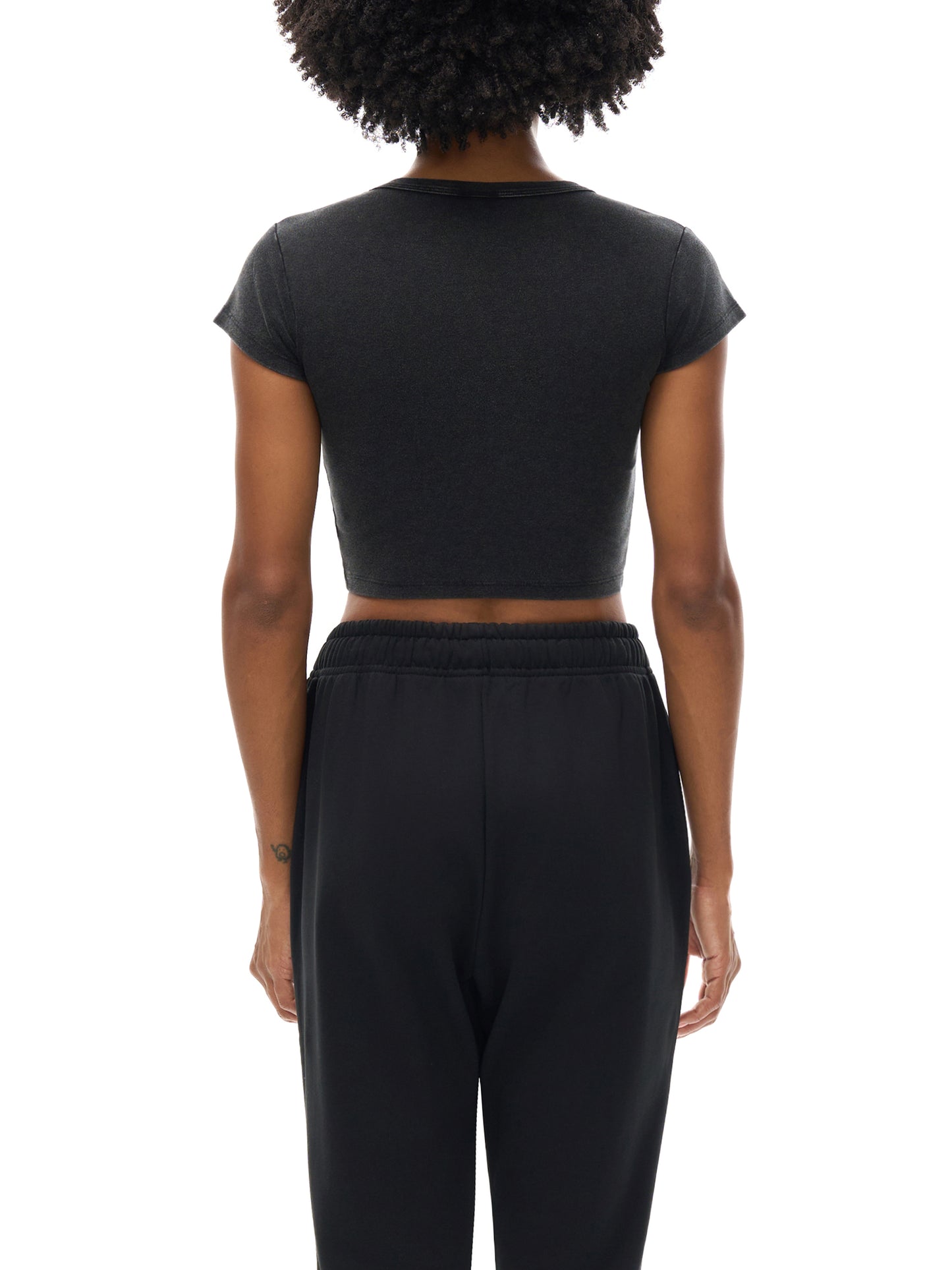 Mrs. Kim's Kalguksu Cropped Snow Washed Tee